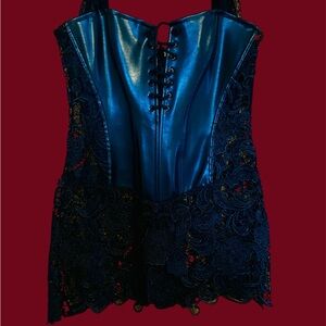 Dreamgirl Black Babydoll Strapless Dress Sweetheart Neckline